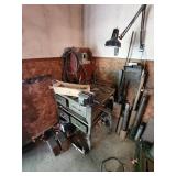 Lincoln Electric AC-225-S Arc Welder with Metalworking Table and Tools