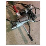 Lot of 2 Heavy Duty Vintage Electric Drills Milwaukee and Sears 1/2 Inch
