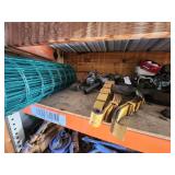 Industrial Lot of Shop Tools, Fuel Containers, and Equipment Parts