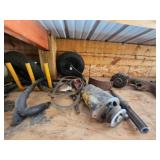 Industrial Lot of Shop Tools, Fuel Containers, and Equipment Parts