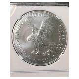 2023 AMERICAN SILVER EAGLE NGC MS70