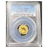 2024 AUSTRALIAN KANGAROO 1/10TH TROY OZ .9999 FINE GOLD PCGS MS68