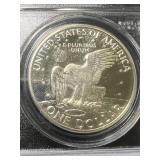 1972-S US PROOF EISENHOWER DOLLAR PCGS PR69DCAM SILVER