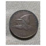 1857 US FLYING EAGLE CENT