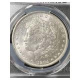 1904-O US MORGAN SILVER DOLLAR PCGS MS62