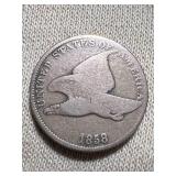 1858LL US FLYING EAGLE CENT