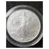 2024 AMERICAN SILVER EAGLE 1 TROY OZ .999 FINE SILVER IN AIRTITE