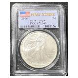 2006 AMERICAN SILVER EAGLE PCGS MS69