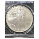 2006 AMERICAN SILVER EAGLE PCGS MS69