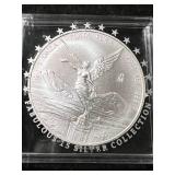 2021 MEXICAN LIBERTAD 1 TROY OZ .999 FINE SILVER IN CASE