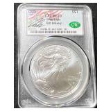 2025 AMERICAN SILVER EAGLE CAC MS70