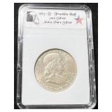 1963-D US FRANKLIN HALF DOLLAR SLABBED