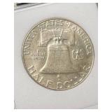 1963-D US FRANKLIN HALF DOLLAR SLABBED