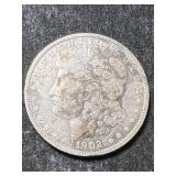 1902-O US MORGAN SILVER DOLLAR