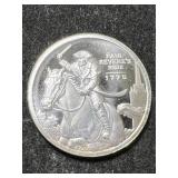 HALF TROY OZ .999 FINE SILVER MONEY METALS ROUND