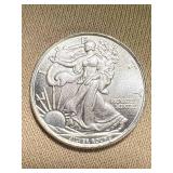 1/4TH TROY OZ .999 FINE SILVER MONEY METALS ROUND