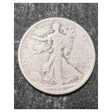 1921-D US WALKING LIBERTY HALF DOLLAR