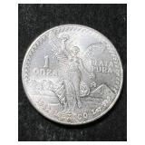 1982 MEXICAN LIBERTAD 1 TROY OZ .999 FINE SILVER