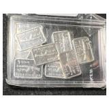 10 GRAMS .999 FINE SILVER FRACTIONAL BARS