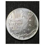 1 TROY OZ .999 FINE SILVER DONT TREAD ON ME ROUND