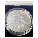 1998 AMERICAN SILVER EAGLE IN ORIGINAL MINT BOX