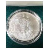 1993 AMERICAN SILVER EAGLE IN ORIGINAL MINT BOX