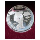 1983 US OLYMPIC SILVER DOLLAR IN ORIGINAL MINT BOX