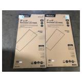 Lot of Metalux 2 ft. x 4 ft. 4500 Lumens Integrated LED Flat Panel Light 4000K  Customer Returns See Pictures