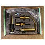 androme 8 in. Widespread Double Handle Bathroom Faucet with Metal Drain in Gold Customer Returns See Pictures