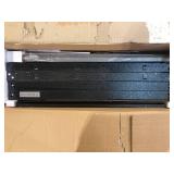 Gladiator Steel 1-Shelf Wall Mounted Garage Cabinet in Silver Tread (28 in W x 28 in H x 12 in D)  Customer Returns See Pictures