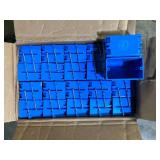 Carlon 1-GAng 18 cu. Blue Electrical PVC New York Electrical Switch and Outlet Box (Case of 100) (B118A) Customer Returns See Pictures