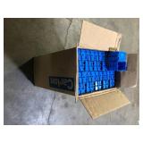 Carlon 1-GAng 18 cu. Blue Electrical PVC New York Electrical Switch and Outlet Box (Case of 100) (B118A) Customer Returns See Pictures