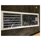 Screen Tight 30 in. x 80 in. Solid Vinyl White 5-Bar Screen Door Customer Returns See Pictures