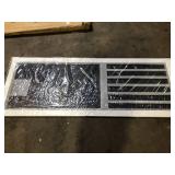 Screen Tight 30 in. x 80 in. Solid Vinyl White 5-Bar Screen Door Customer Returns See Pictures