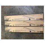 Lot of Commercial Electric 4 ft. 1900-3600 Selectable Lumens Integrated LED Dimmable White Wraparound Light 3500K 4000K 5000K 40-Watt 120V     Customer Returns See Pictures