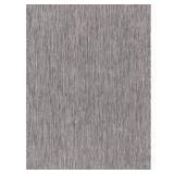 CAMILSON Sunshine Solid Silver 8 ft. x 10 ft. Indoor Outdoor Area Rug CAMILSON Sunshine Solid Silver 8 ft. x 10 ft. Indoor Outdoor Area Rug  Customer Returns See Pictures