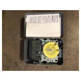 Intermatic T100 Series 40 Amp 24-Hour Indoor Mechanical Timer with Double Pole Single Throw Switching 120 VAC, Gray  Customer Returns See Pictures