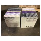 Lot of HDX 12 in. x 12 in. x 1 in. Superior Pleated Air Filter FPR 9, MERV 12 Customer Returns See Pictures