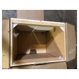 Glacier Bay 25 in. Single Sink White Bath Vanity  No Granite Top  Customer Returns See Pictures