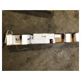 Homeacer Non-Bypass Sliding Barn Door Hardware (Railing Only)Customer Returns See Pictures