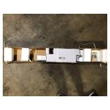 Homeacer Non-Bypass Sliding Barn Door Hardware (Railing Only)Customer Returns See Pictures