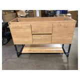 eclife 48 in. W x 18.1 in. D x 34 in. H Double Sink Freestanding Bath Vanity Cabinet  Top Not Included    Customer Returns See Pictures