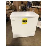 Vissani 7.0 cu. ft. Manual Defrost Chest Freezer with LED Light in White Garage Ready Slight Damage   Customer Returns See Pictures