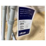 Drive Medical 11148-1 Folding Steel Bedside Commode Chair