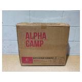 LOT OF 2 Alpha Camp Folding Stadium Seat Chair for Bleachers with Back & Arm Rest