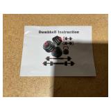 UNNMIIY Adjustable Dumbbell,10/20/35/45/70/90/110lbs Free Weight Set with Connector,4 in1 Dumbbell Used as Barbell,Kettlebells,Push up Stand,Fitness Exercises Home Gym