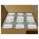 LOT OF 12 ForPro Embossed Foil Sheets 500S, 5 W x 10.75 L, 500-Count, Aluminum Foil, Pop-Up Dispenser, for Hair Color Application and Highlighting Services, Food Safe