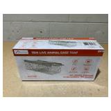 HOMESTEAD Live Rat Trap Indoor/Outside - Squirrel Trap, Have A Heart Animal for Chipmunk, Small Rabbits, Weasel and Similar-Size Rodents, 18"x5"x5", 2 Doors, Fully Assembled