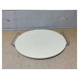 Kesper Pizza Stone Cordierit Ceramic Diameter 30 cm Thickness 1 cm (18x18x1)