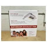 FLYINGFOX DC Bathroom Exhaust Fan, with LED Light, Heater, Vent Fan 180 CFM 110-120v 2400w Model:tfs01